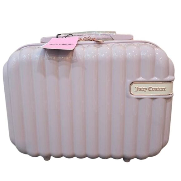 Juicy Couture Chelsie Collection Hard Side Travel Cosmetic Case - Picture 3 of 11
